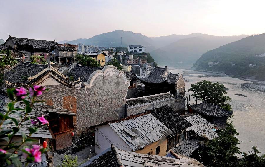 漢江邊的一座千年古鎮(zhèn)，蜀河鎮(zhèn)
