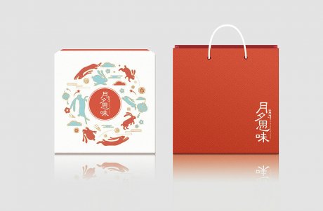 中秋月餅禮盒設(shè)計(jì)，唯美中國風(fēng)食品包裝設(shè)計(jì)