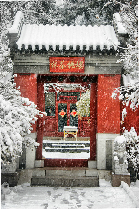 一組流淌著歲月的中國(guó)門(mén)，美呆了！