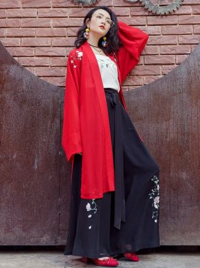 玉簟傳統(tǒng)漢服，中國風(fēng)刺繡古裝圖片