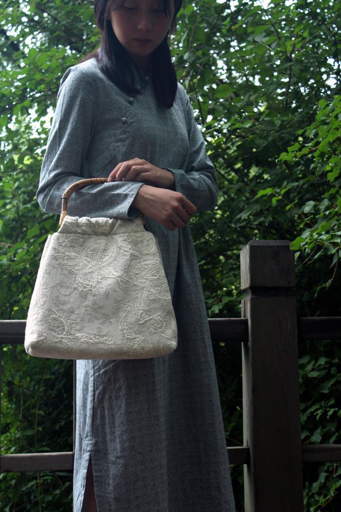 清新脫俗手工包，中國(guó)風(fēng)刺繡手工包包