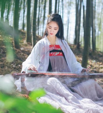 魏晉風(fēng)女裝繡花大袖衫，復(fù)古中國(guó)風(fēng)漢服圖片