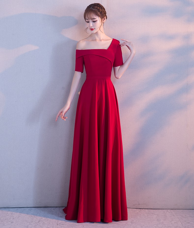 性感露肩中式禮服，甜美氣質(zhì)晚禮服