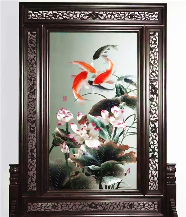 蜀繡大師——孟德芝，作品欣賞
