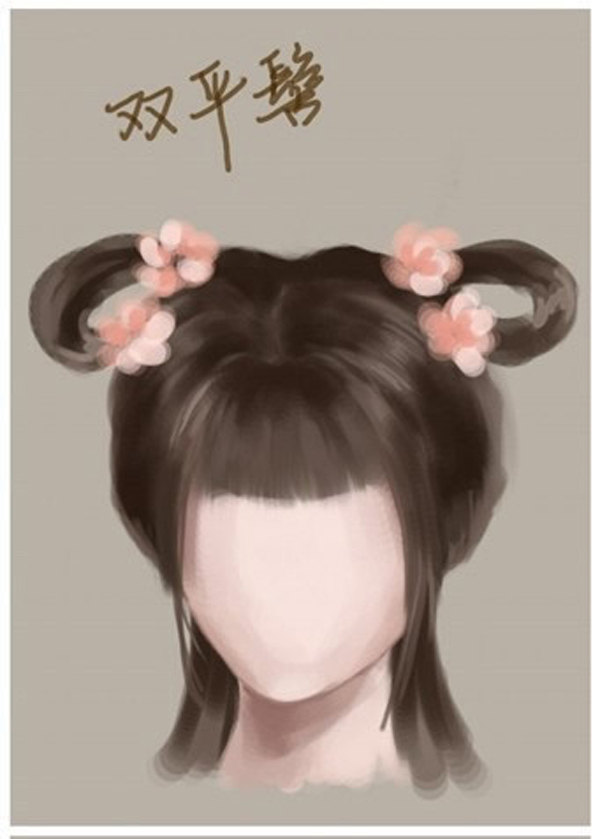中國風女子古裝發(fā)型參考（九）