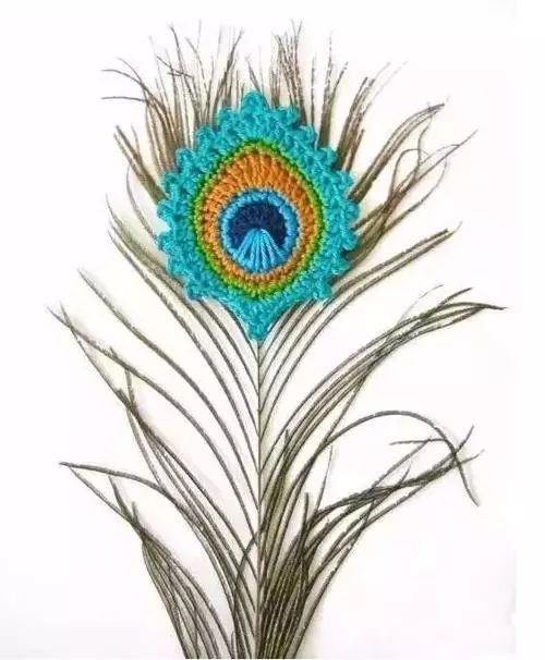 孔雀羽毛編織作品，驚艷眾人！