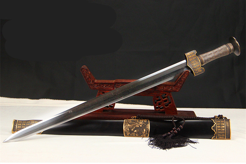 佰壽劍老人祝壽禮品，短劍手工藝術(shù)品
