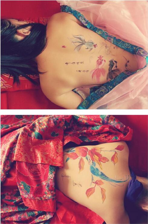 中國風(fēng)人體彩繪，彩繪藝術(shù)
