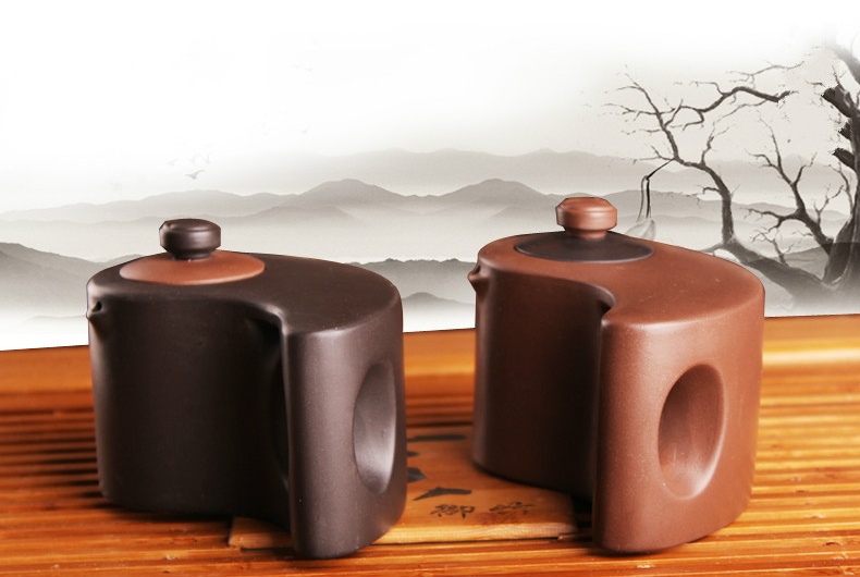 太極陰陽紫砂壺，創(chuàng)意中國風(fēng)格紫砂壺