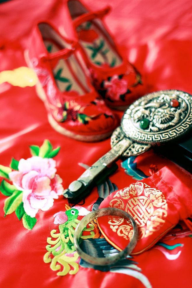 最美中國傳統(tǒng)婚禮，中式婚禮的一抹紅