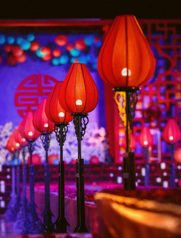 一場最美中國傳統(tǒng)婚禮，中式婚禮中的一角