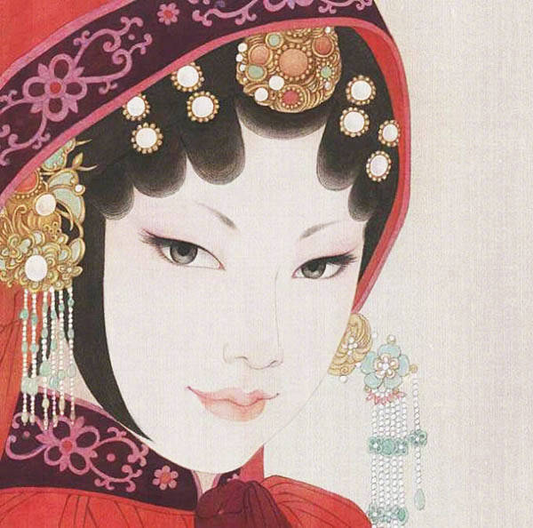 超美的京劇花旦人物圖集，可做頭像的花旦人物