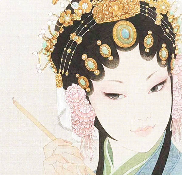 超美的京劇花旦人物圖集，可做頭像的花旦人物