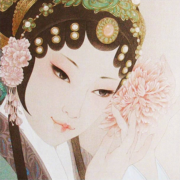 超美的京劇花旦人物圖集，可做頭像的花旦人物