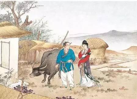七夕賞最美《牛郎織女》連環(huán)畫，墨浪作品