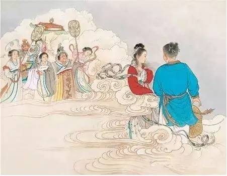 七夕賞最美《牛郎織女》連環(huán)畫，墨浪作品