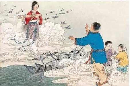 七夕賞最美《牛郎織女》連環(huán)畫，墨浪作品