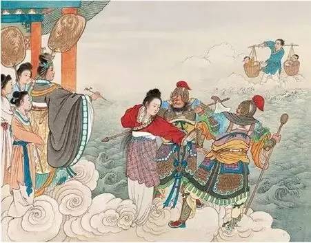 七夕賞最美《牛郎織女》連環(huán)畫，墨浪作品
