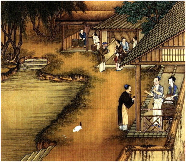 中國24節(jié)氣古畫圖，超美國畫插畫欣賞