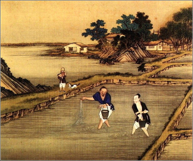 中國24節(jié)氣古畫圖，超美國畫插畫欣賞