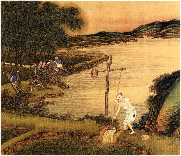 中國24節(jié)氣古畫圖，超美國畫插畫欣賞
