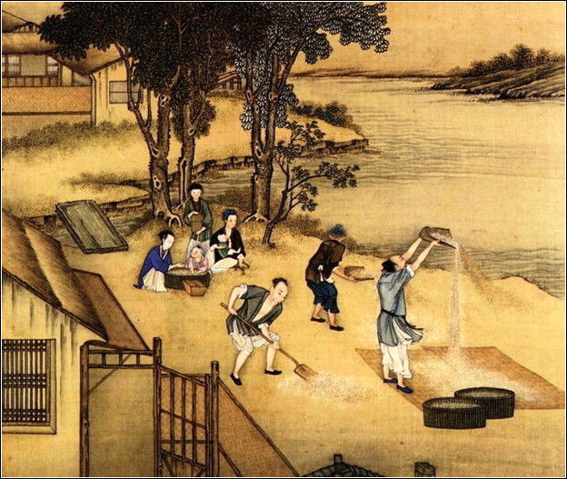中國24節(jié)氣古畫圖，超美國畫插畫欣賞
