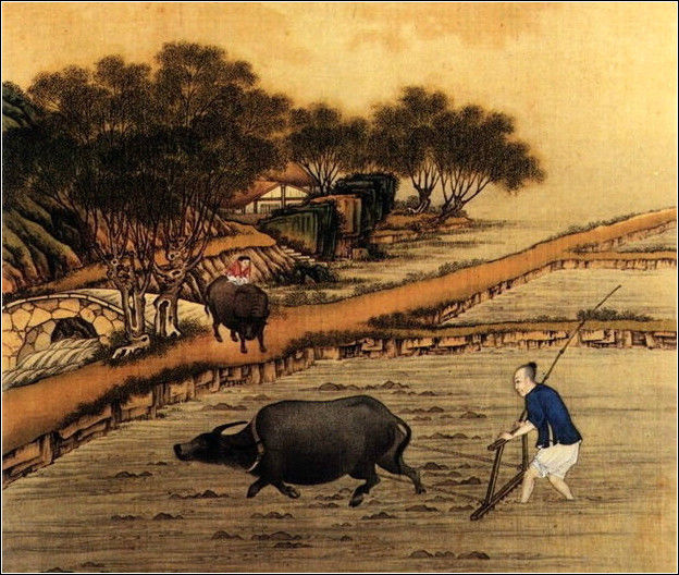 中國24節(jié)氣古畫圖，超美國畫插畫欣賞