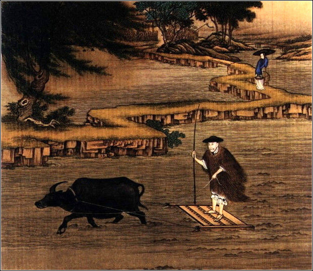 中國24節(jié)氣古畫圖，超美國畫插畫欣賞