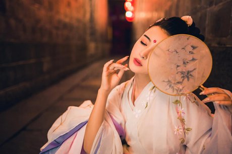 古裝攝影照片，女子古裝照