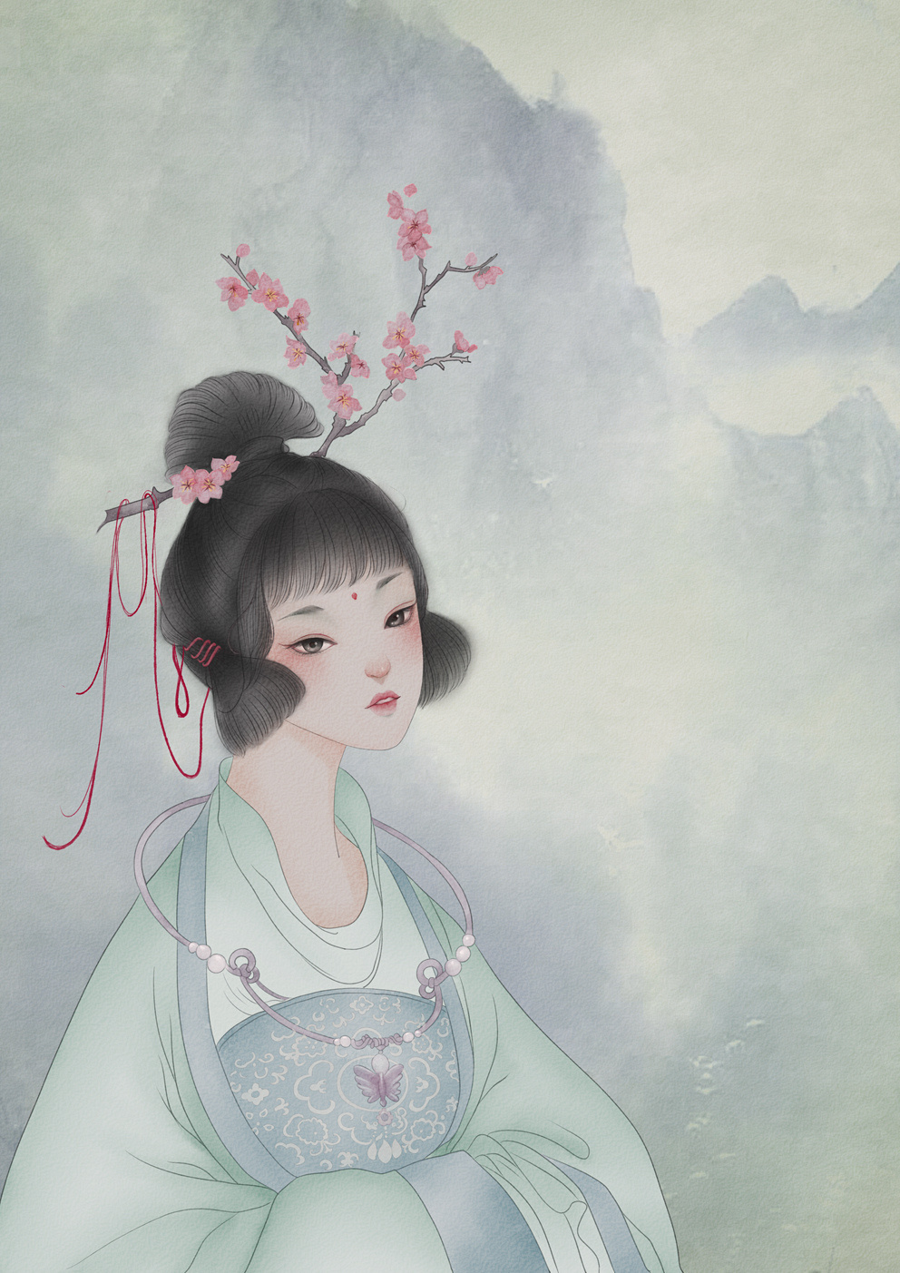 氣質(zhì)韻味的古風(fēng)女子，一組唯美高清古風(fēng)圖片