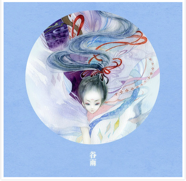 唯美二十四節(jié)氣古風(fēng)圖片，可做頭像的古風(fēng)插畫