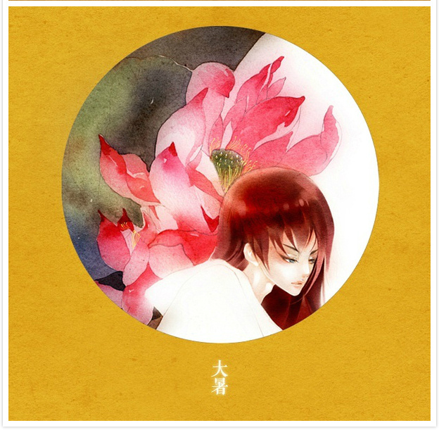 唯美二十四節(jié)氣古風(fēng)圖片，可做頭像的古風(fēng)插畫
