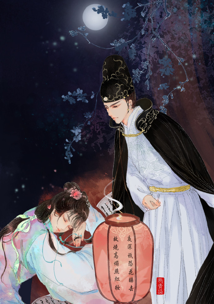 高清古風情侶圖集(52張)，超恩愛甜蜜的古風圖片