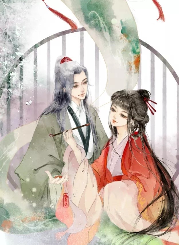 高清古風情侶圖集(52張)，超恩愛甜蜜的古風圖片