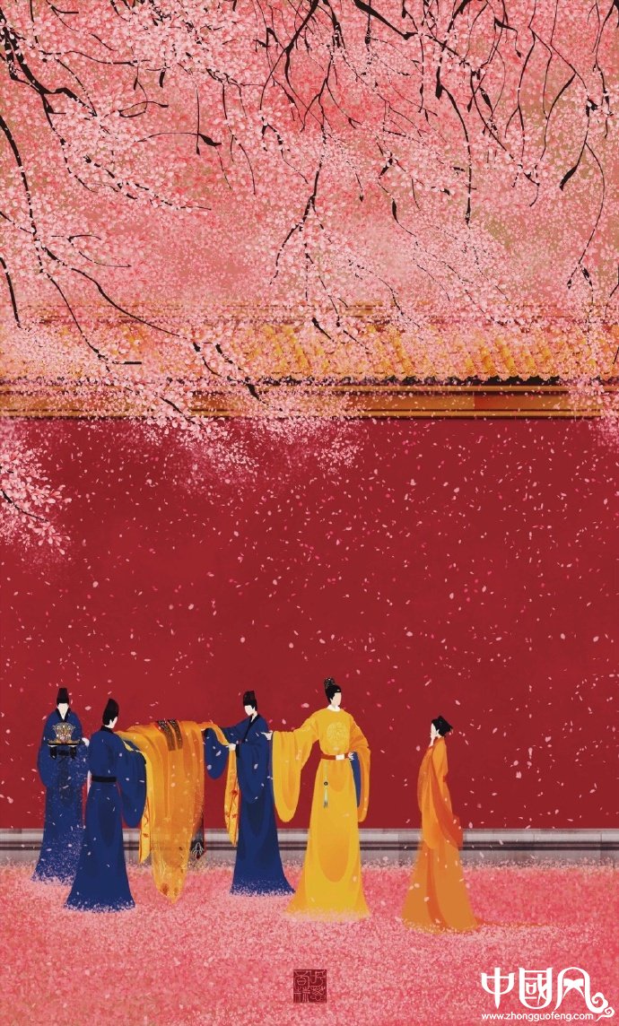 高清無臉古風(fēng)插畫欣賞，令人遐想的手繪插畫圖