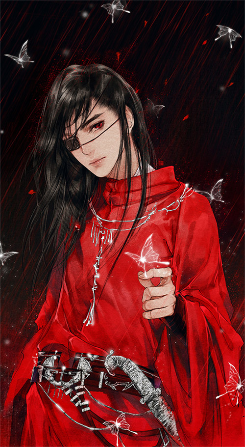 10張古風美男子圖集，如此驚艷的紅衣之美