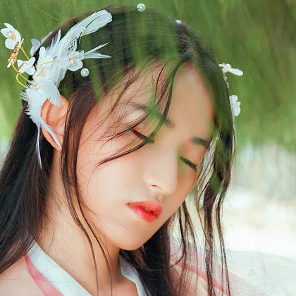 輕舞霓海神之女頭像，唯美古風(fēng)真人頭像