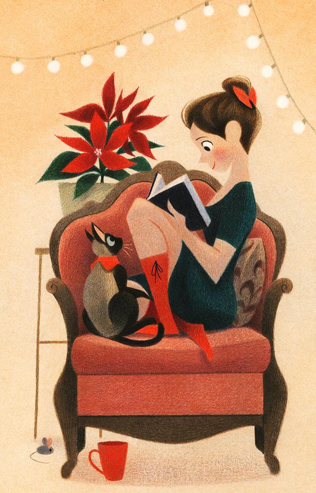 風(fēng)格獨特插畫圖片，可愛暖心治愈系手繪插畫