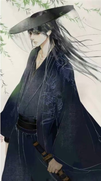 古風(fēng)唯美插畫，抽象細(xì)膩的手繪插畫