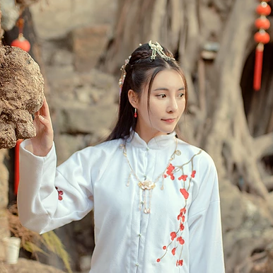 漢服清新女生頭像，唯美古風(fēng)真人頭像