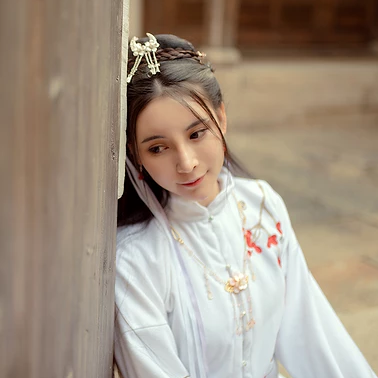 漢服清新女生頭像，唯美古風(fēng)真人頭像