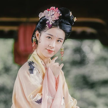 花樣年華女子頭像，唯美古風真人頭像