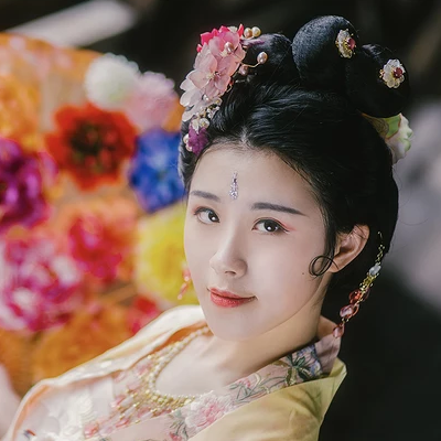 花樣年華女子頭像，唯美古風真人頭像