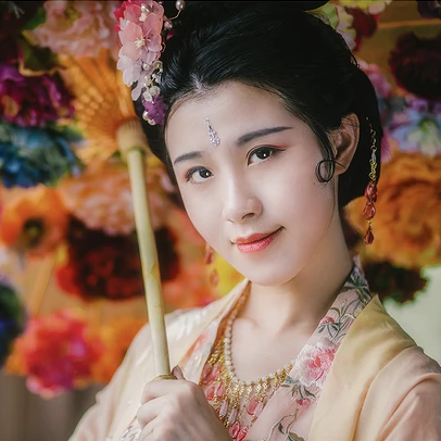 花樣年華女子頭像，唯美古風真人頭像
