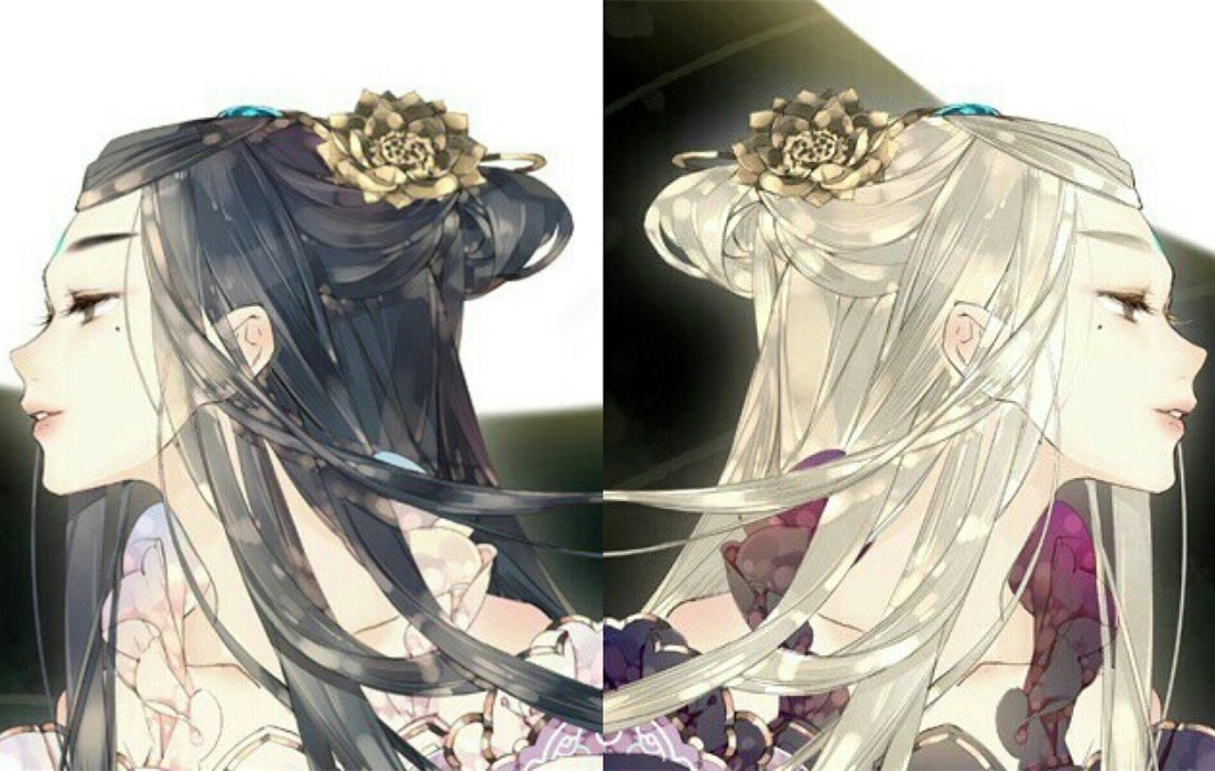 動漫古風(fēng)女子閨蜜頭像，好姐妹qq頭像