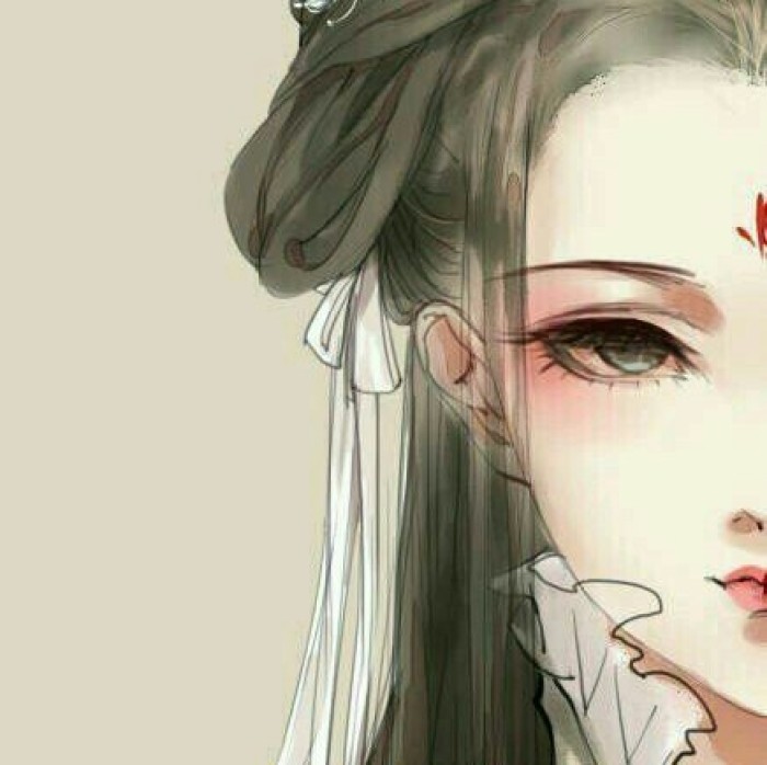 動(dòng)漫古風(fēng)女子閨蜜頭像，好姐妹qq頭像