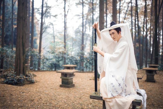 古風(fēng)漢服攝影：面若冠玉，劍眉星目