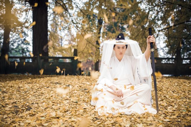 古風(fēng)漢服攝影：面若冠玉，劍眉星目