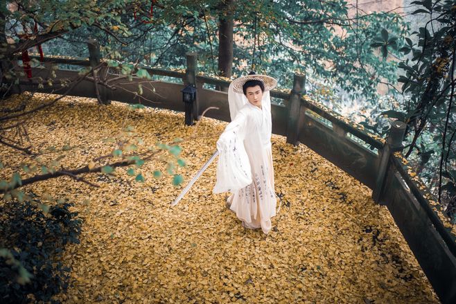 古風(fēng)漢服攝影：面若冠玉，劍眉星目